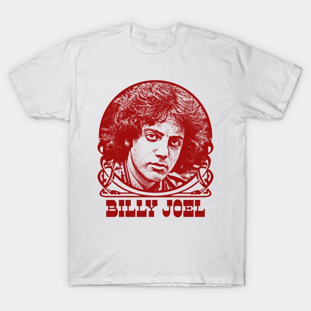 Billy Joel / / Retro Style Faded Look Design T-Shirt by DankFutura